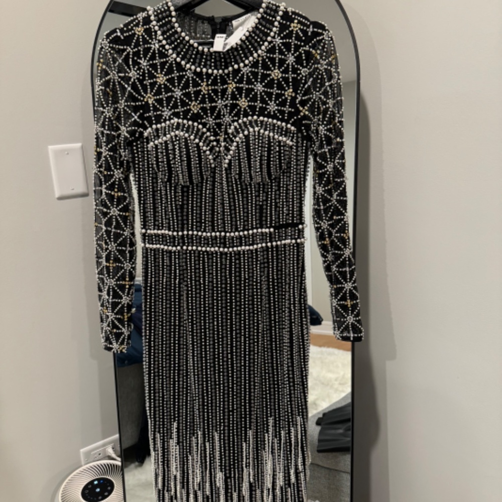 ASOS dress with tassel and beads